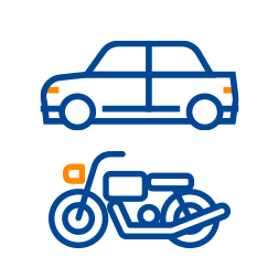 車・バイク通勤可